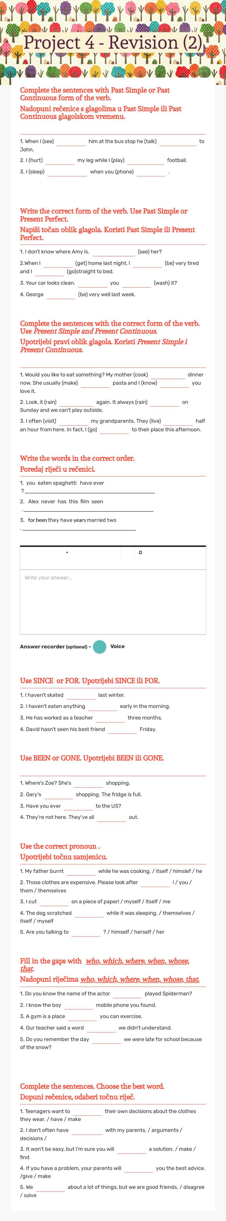 Project 4 - Revision (2) worksheet preview image