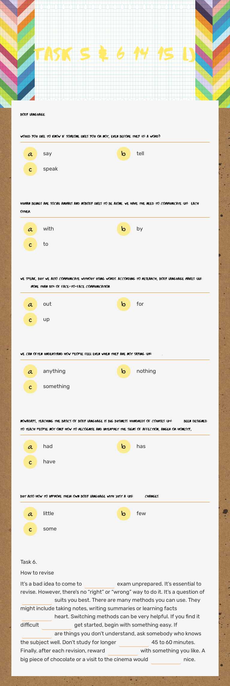 Task 5 & 6 14 15 lj worksheet preview image