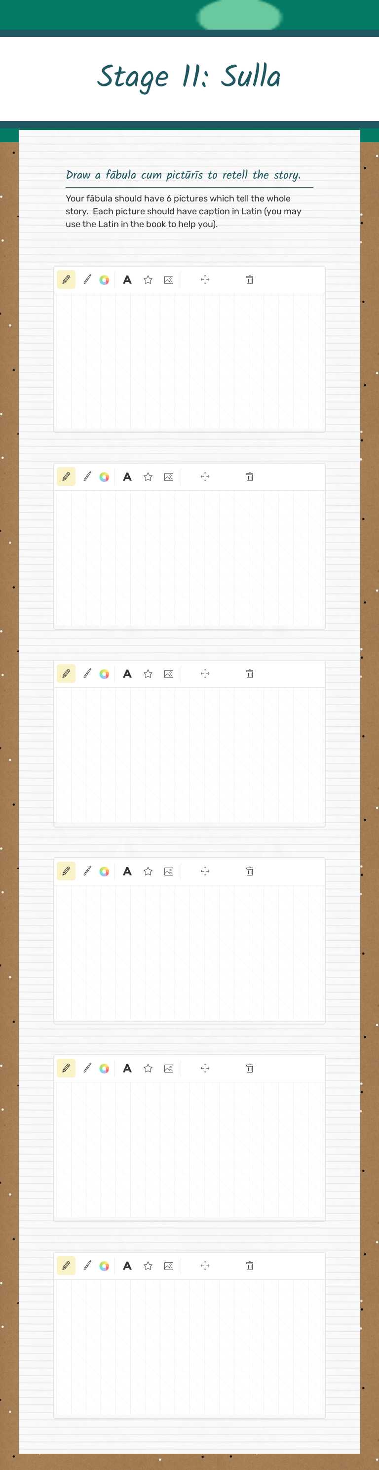 Stage 11: Sulla worksheet preview image