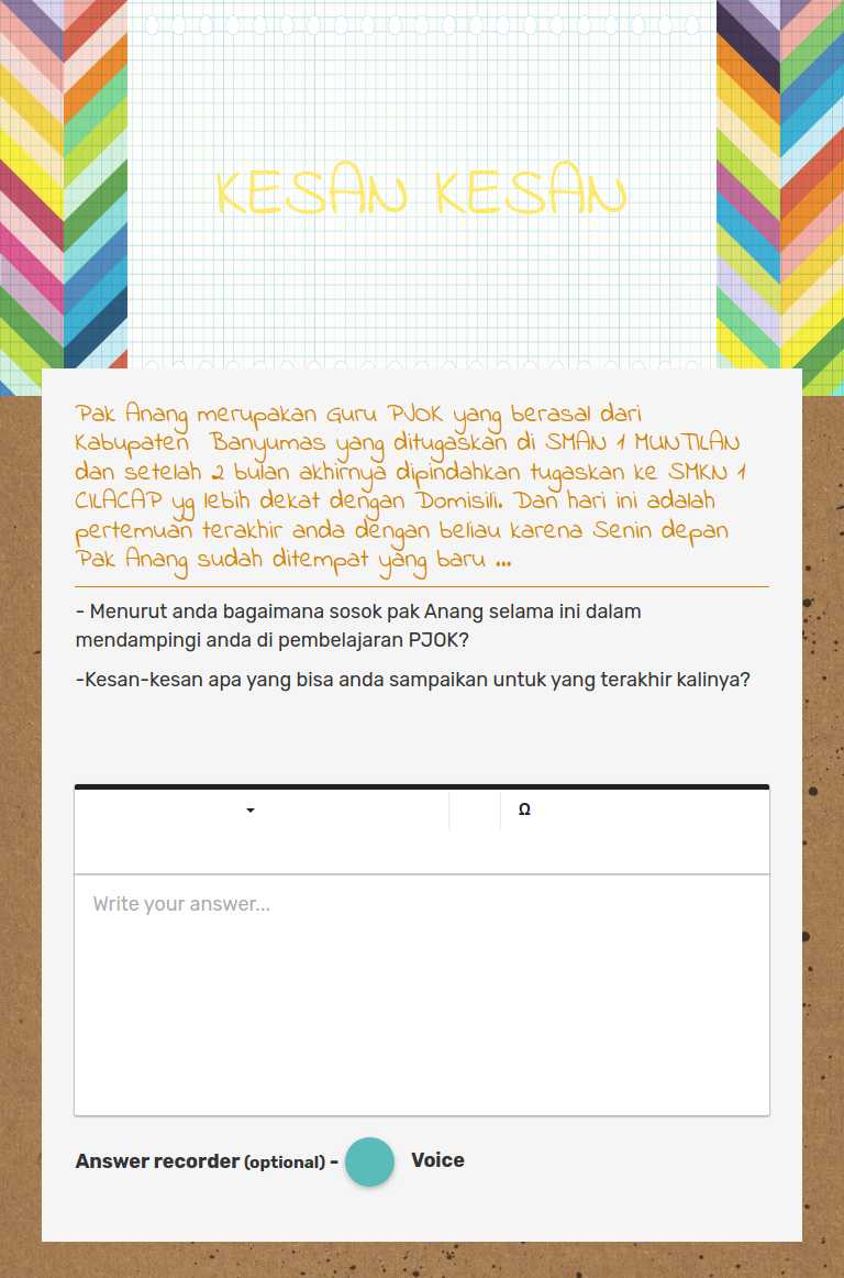 KESAN KESAN worksheet preview image