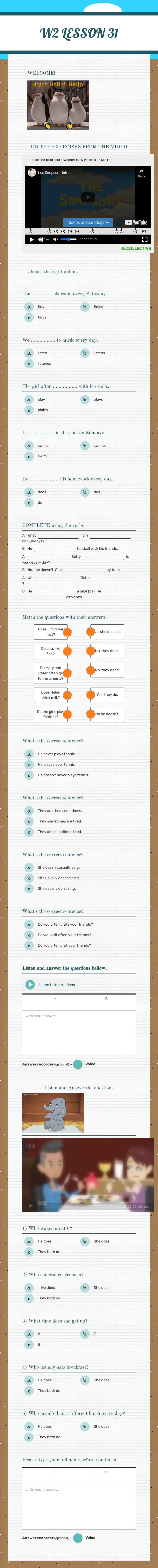 W2 LESSON 31 worksheet preview image