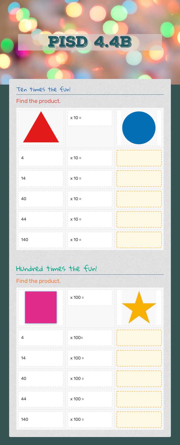 PISD 4.4B worksheet preview image