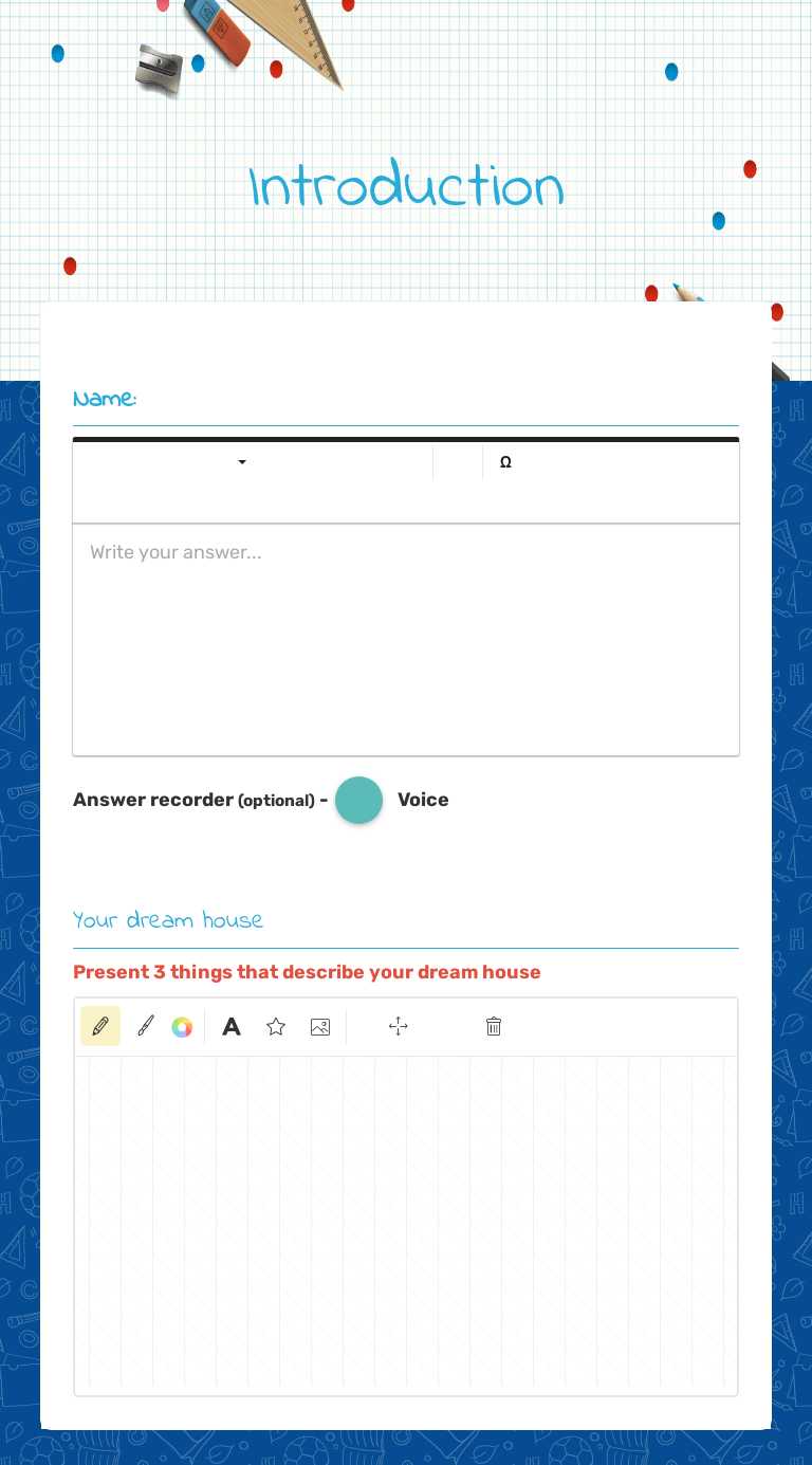 Introduction Preschool worksheet preview