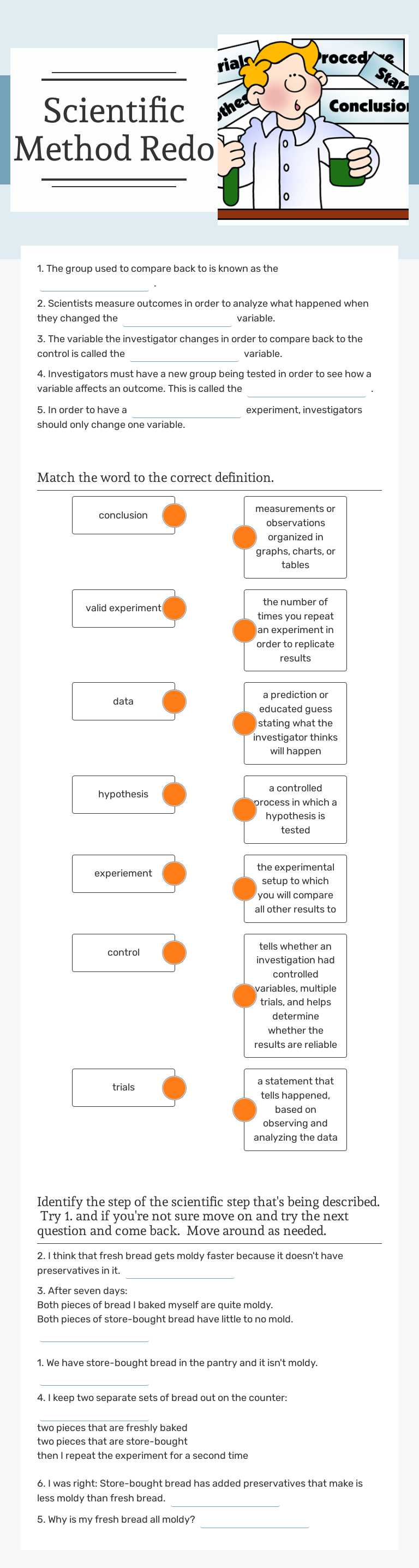 Scientific Method
Redo Grade 7 worksheet preview