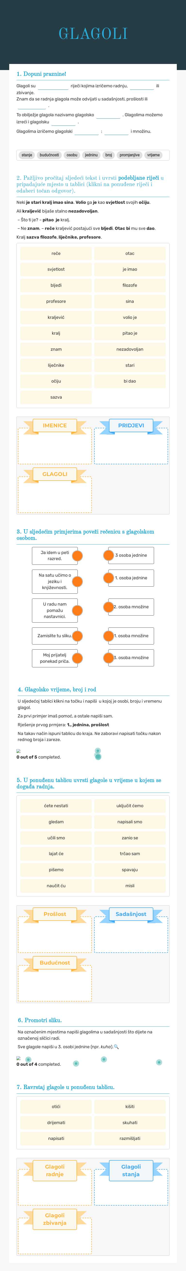 GLAGOLI worksheet preview image