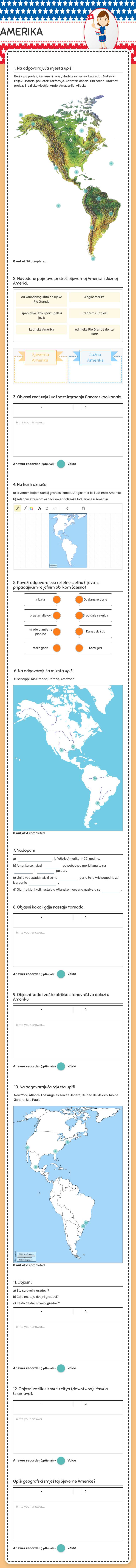 AMERIKA worksheet preview image