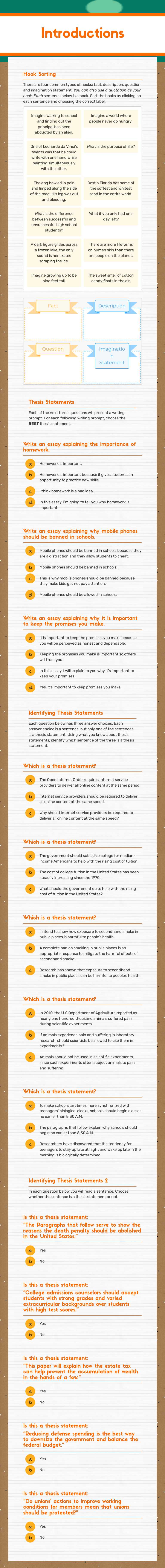 Introductions worksheet preview image