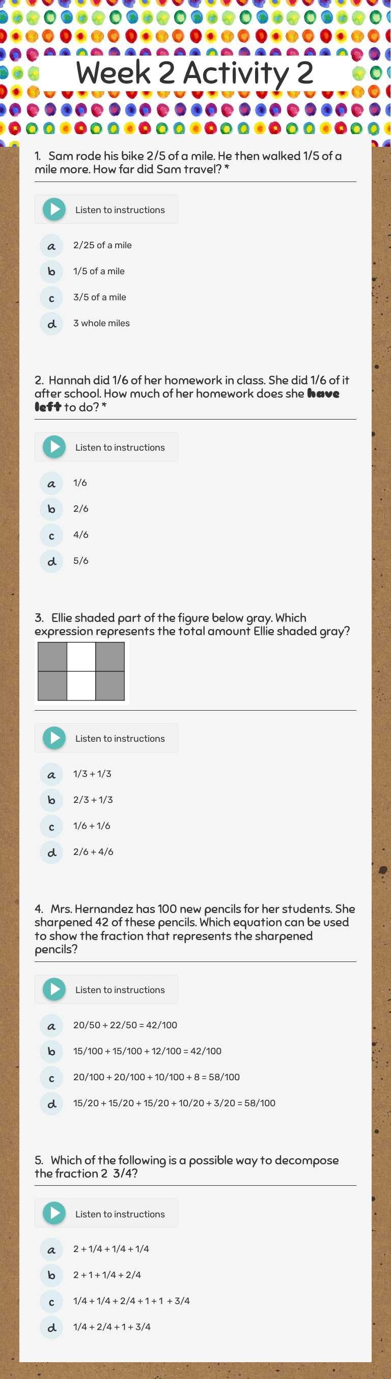 Week 2  Activity 2 worksheet preview image