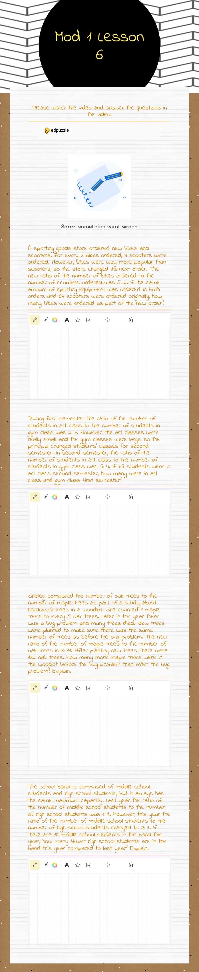 Mod 1
Lesson 6 worksheet preview image