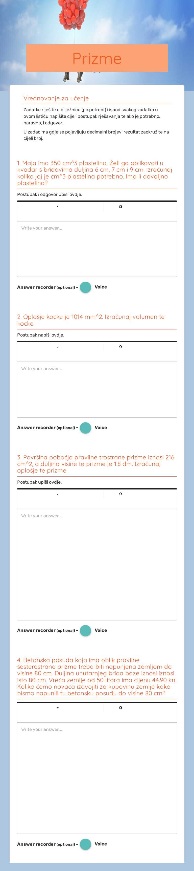 Prizme worksheet preview image