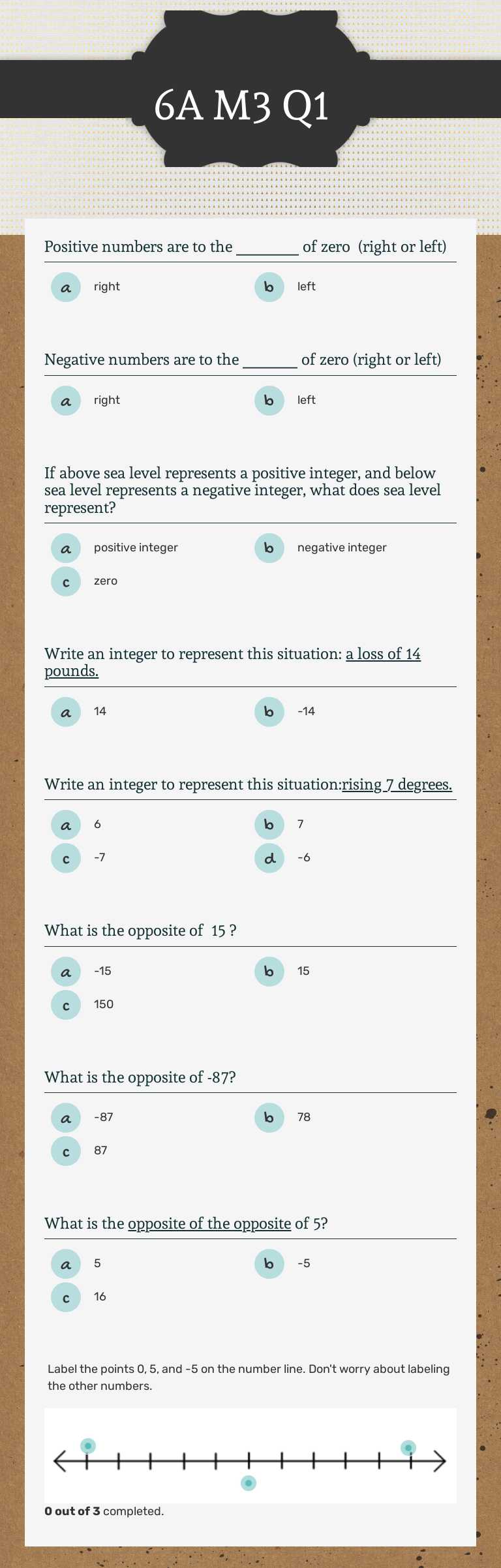 6A M3 Q1 worksheet preview