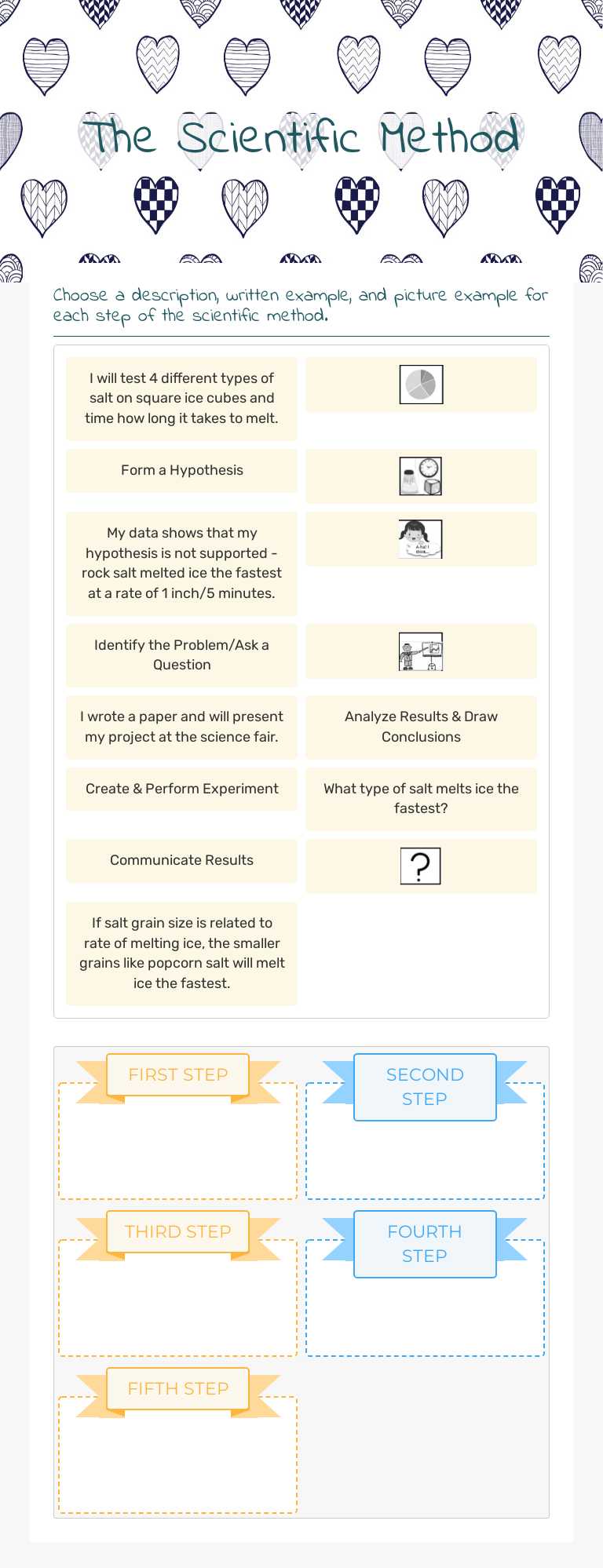 The Scientific Method worksheet preview image