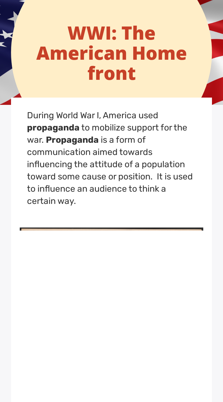 wwi-the-american-home-front-interactive-worksheet-by-katie-harland