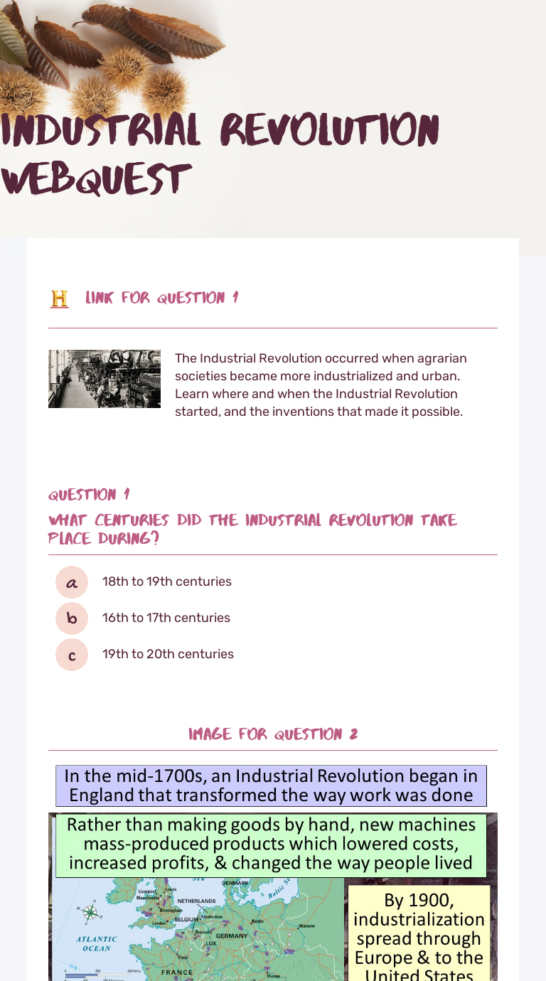 Industrial Revolution Review Worksheet The Industria vrogue.co