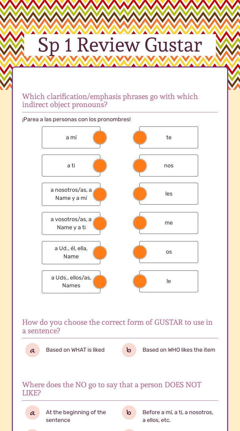 sp-1-review-gustar-interactive-worksheet-by-graciela-roberts-wizer-me