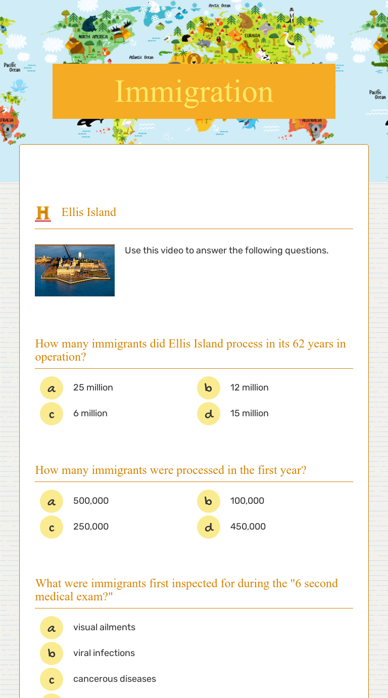 Immigration Pathway To Citizenship Worksheet Answers - Printable Word ...