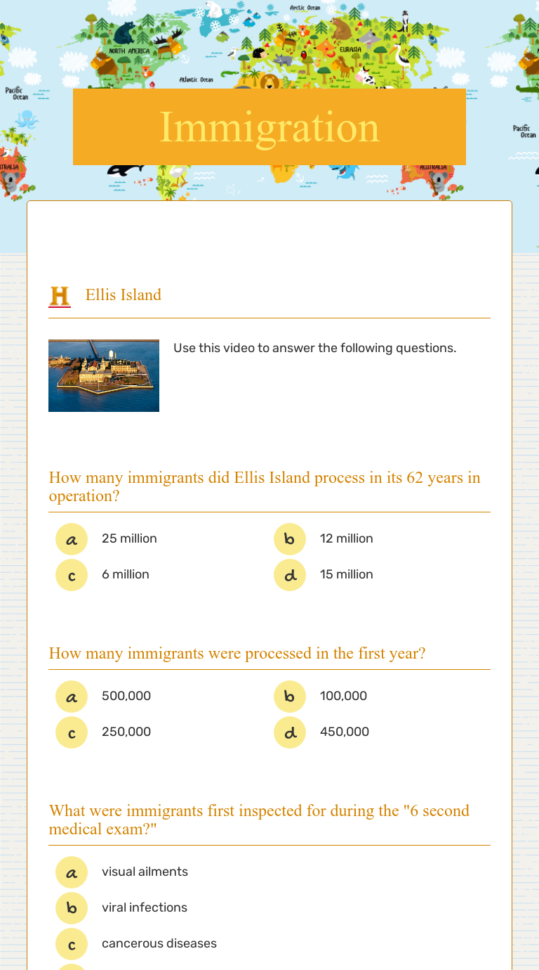 Immigration Pathway To Citizenship Worksheet Answers Printable Word