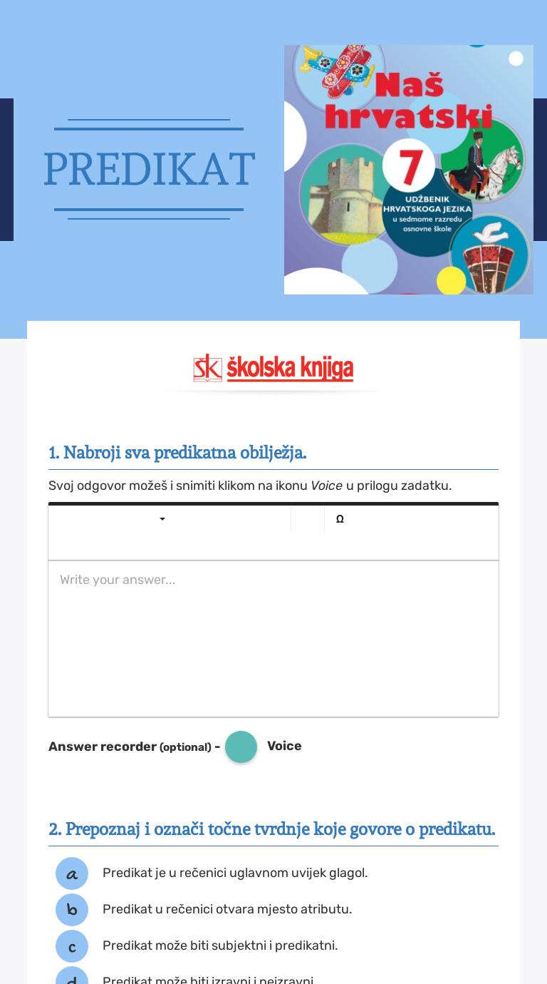PREDIKAT worksheet