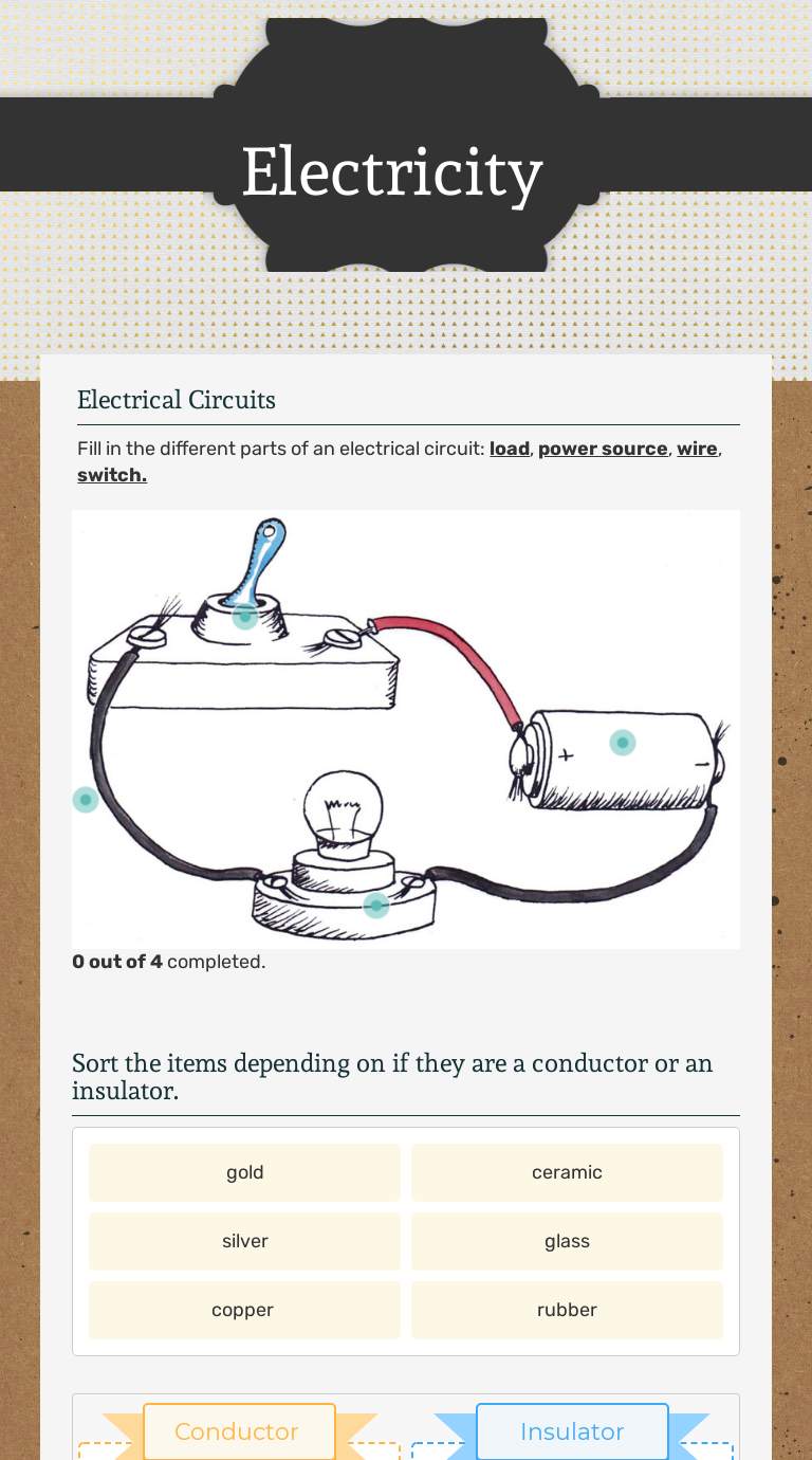 electricity assignment grade 9