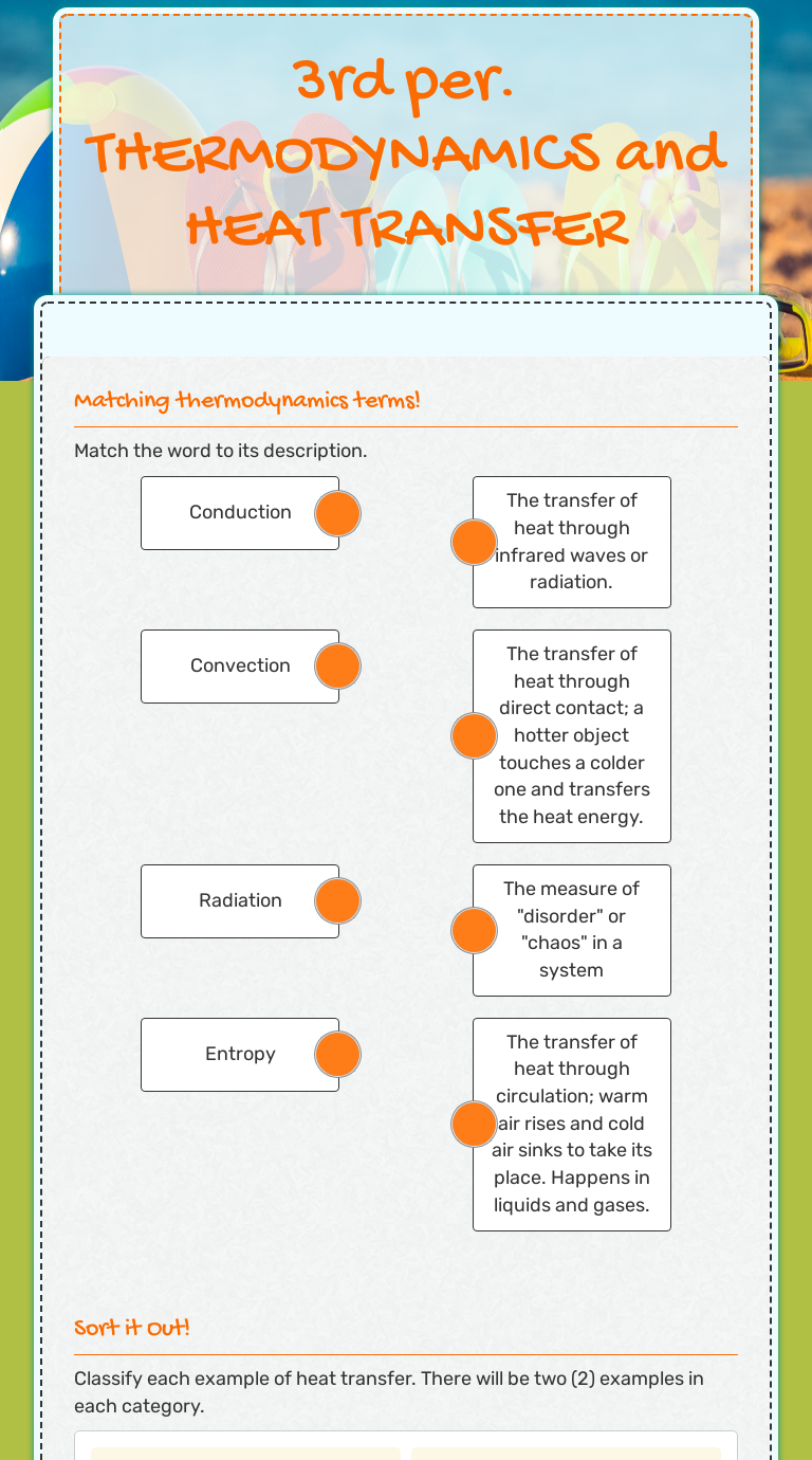 3rd Per Thermodynamics And Heat Transfer Interactive Worksheet By Stephen Tobola Wizerme 3444