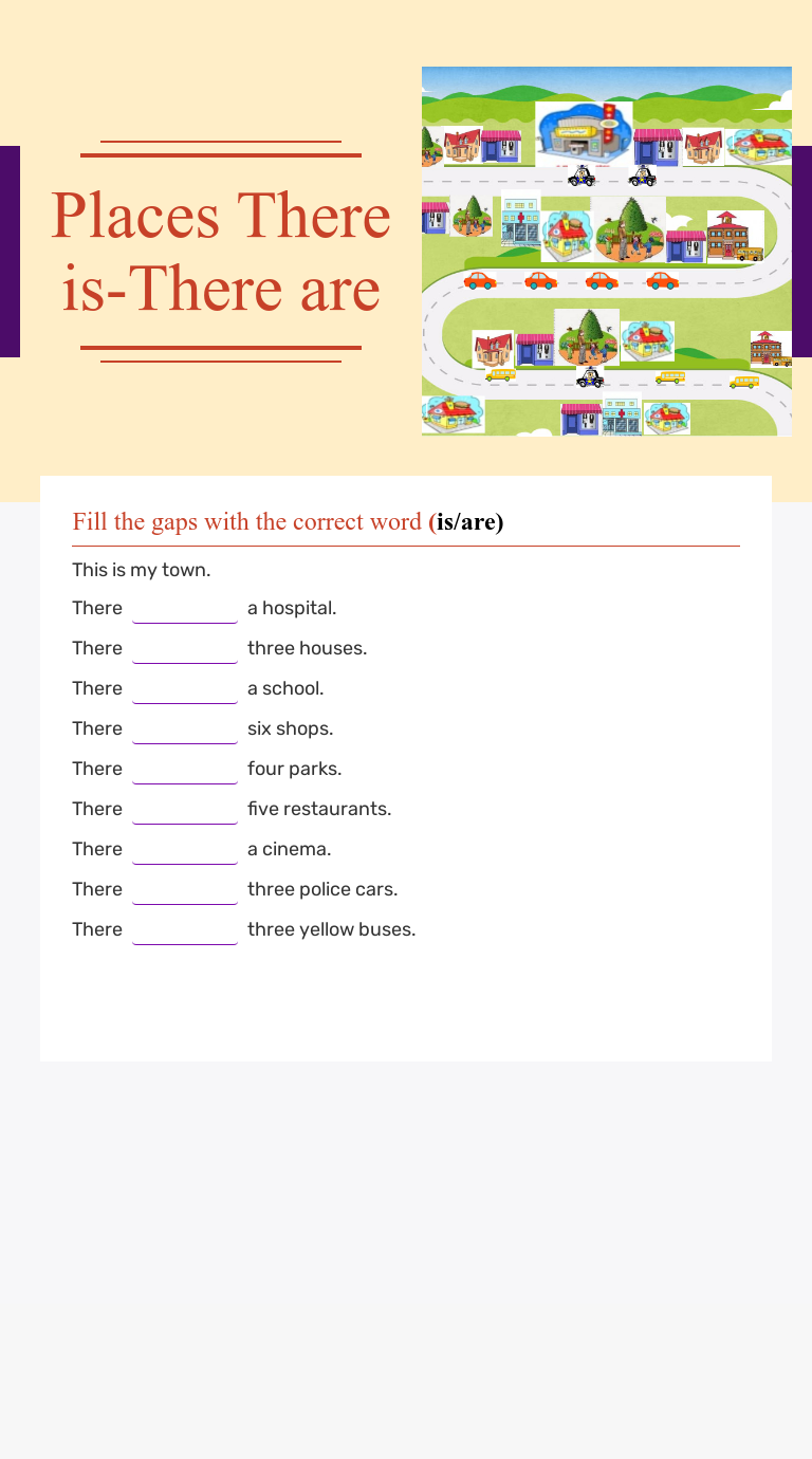 Places
There is-There are worksheet preview image