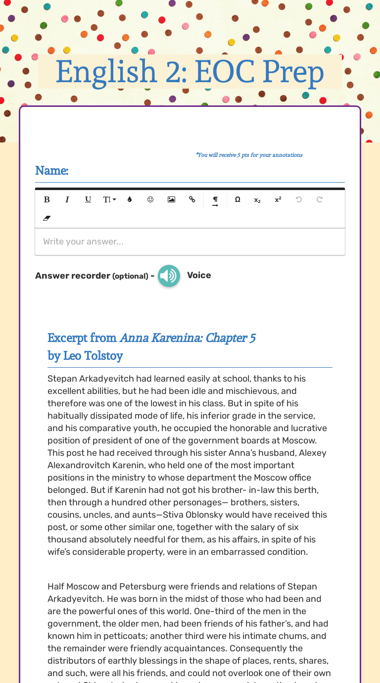 English 2 Eoc Prep Interactive Worksheet Meghan Reinomiller Wizer Me