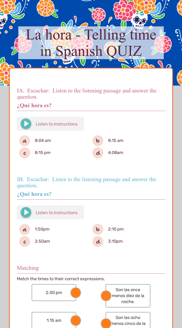 la-hora-telling-time-in-spanish-quiz-interactive-worksheet-by