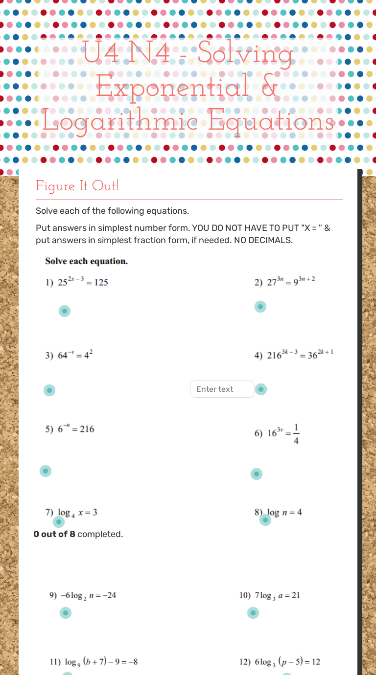 u4-n4-solving-exponential-logarithmic-equations-interactive-worksheet-by-amy-conine-wizer-me
