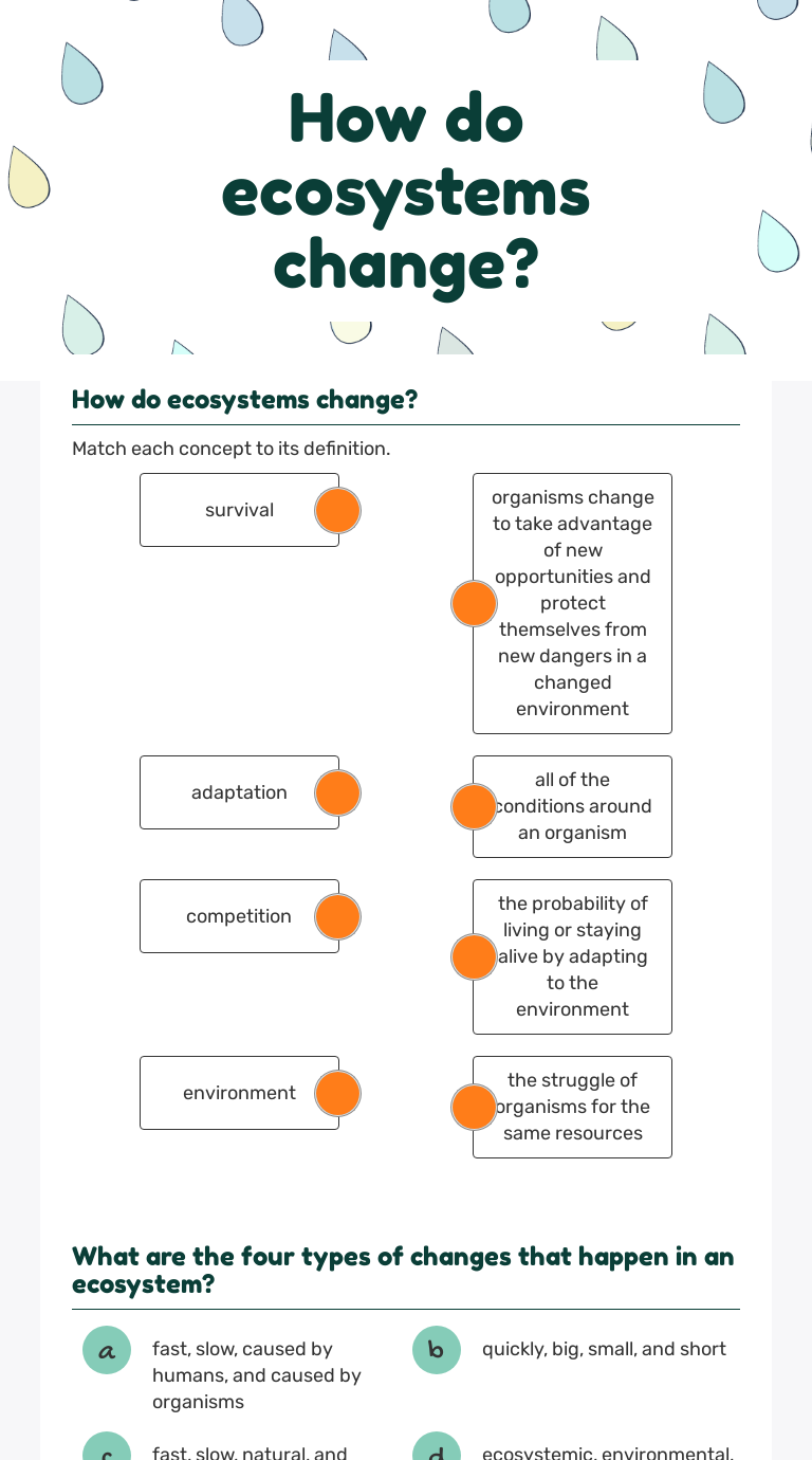 how-ecosystems-change-worksheet