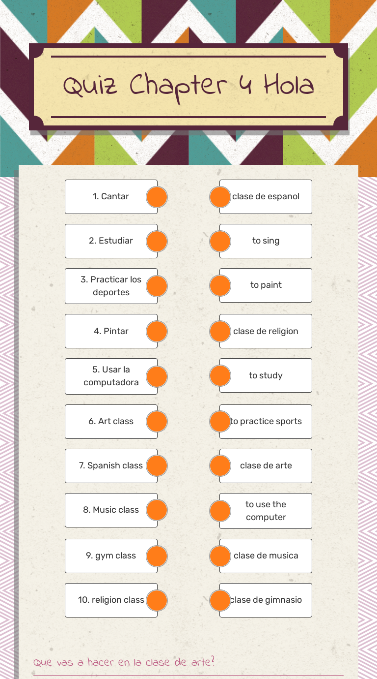 Quiz Chapter 4
Hola worksheet preview
