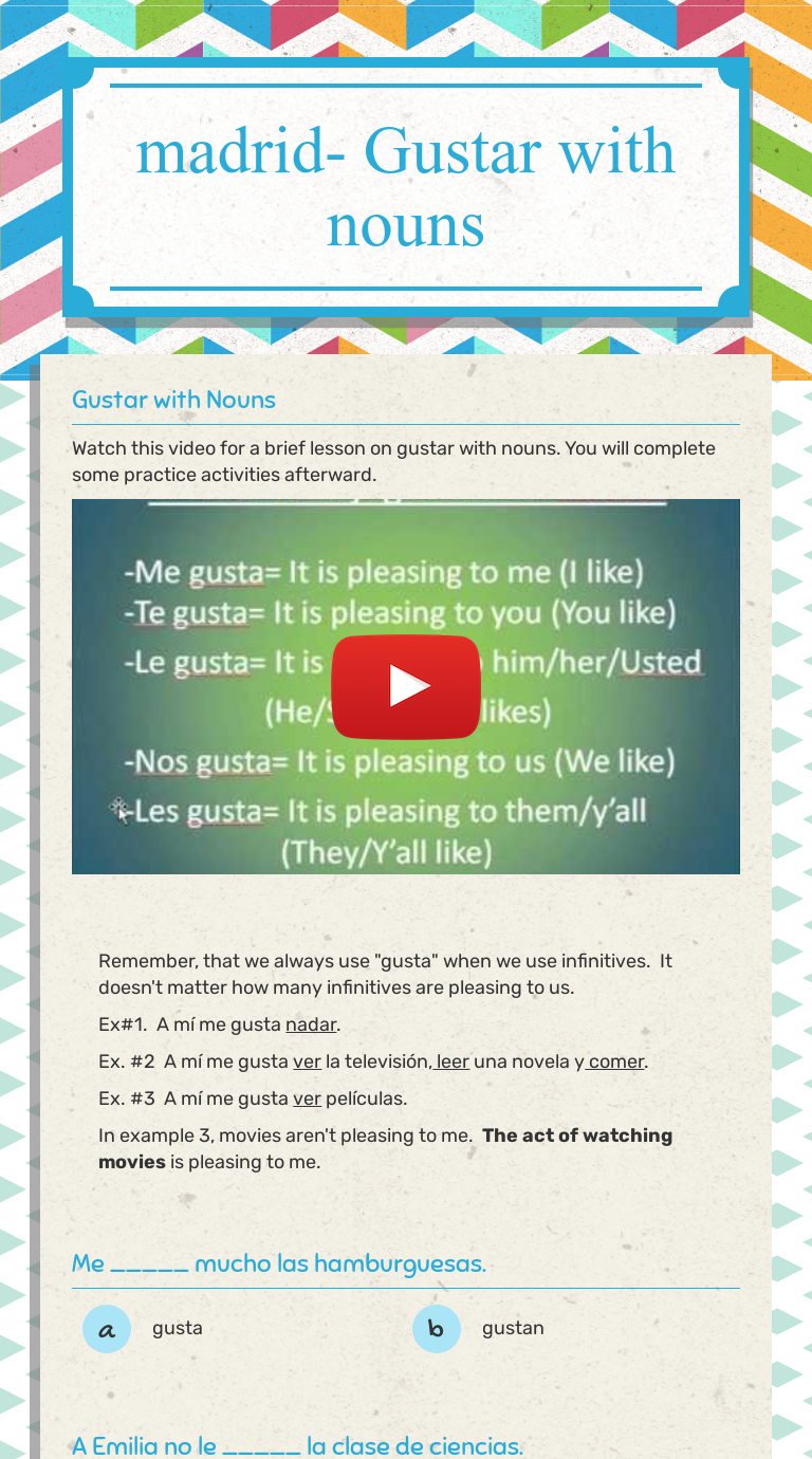 madrid-gustar-with-nouns-interactive-worksheet-by-samantha-roman-wizer-me