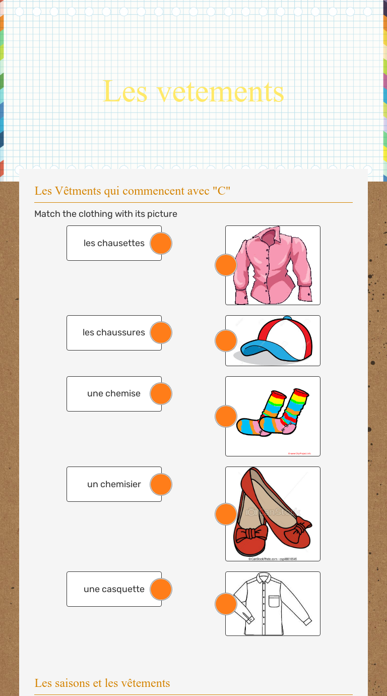 Interactive Worksheets Wizer.me