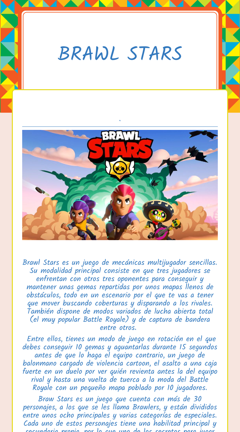 Brawl Stars Interactive Worksheet By Marta Grondona Palomino Wizer Me - wizer wizer me como no usar la habilidad estelar en brawl stars Brawl Stars Interactive Worksheet By Marta Grondona Palomino Wizer Me - como no usar la habilidad estelar en brawl stars
