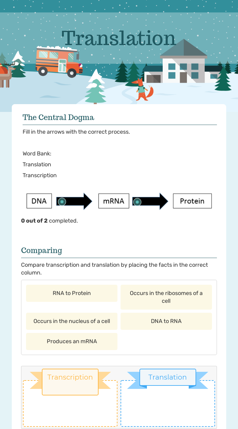 Translation Interactive Worksheet By Rebecca Giannetti Wizer Me