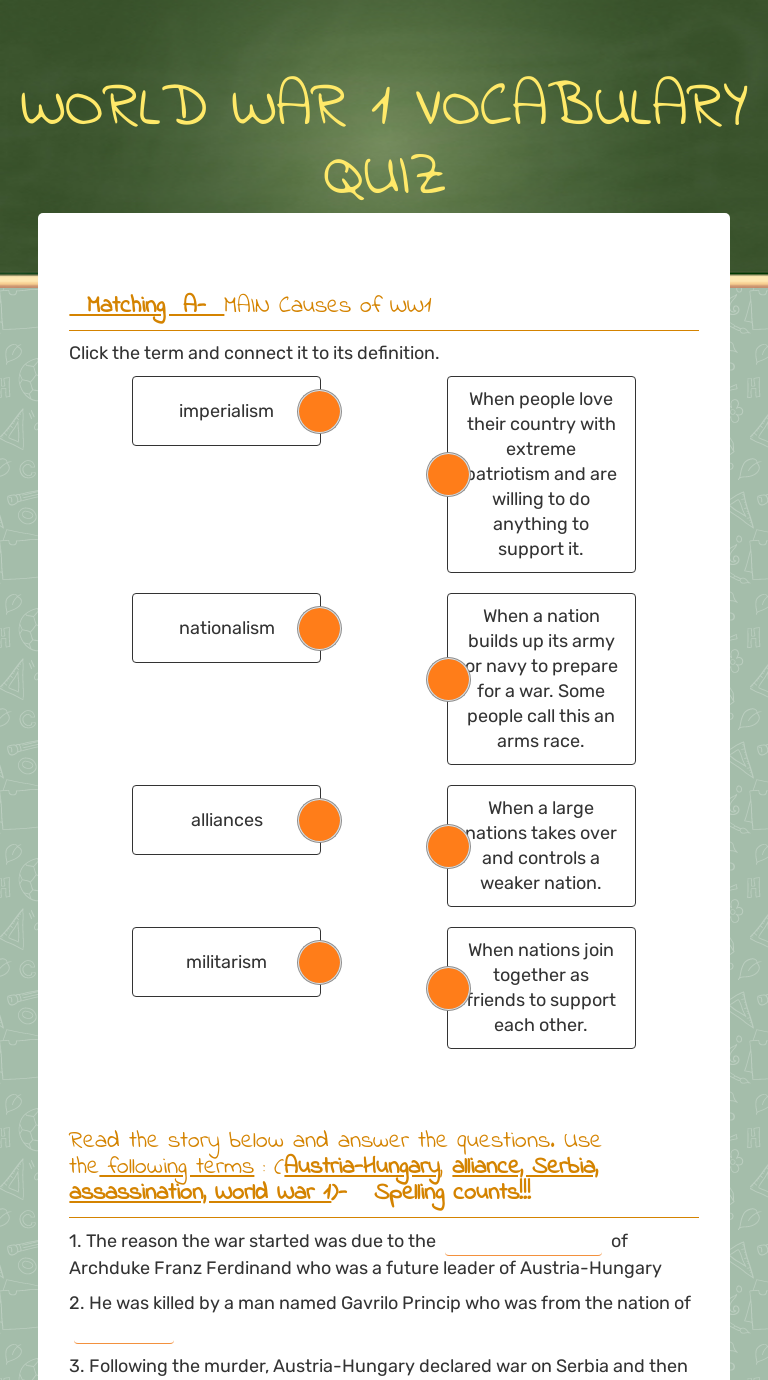 world-war-1-vocabulary-quiz-interactive-worksheet-by-martje-de-vries