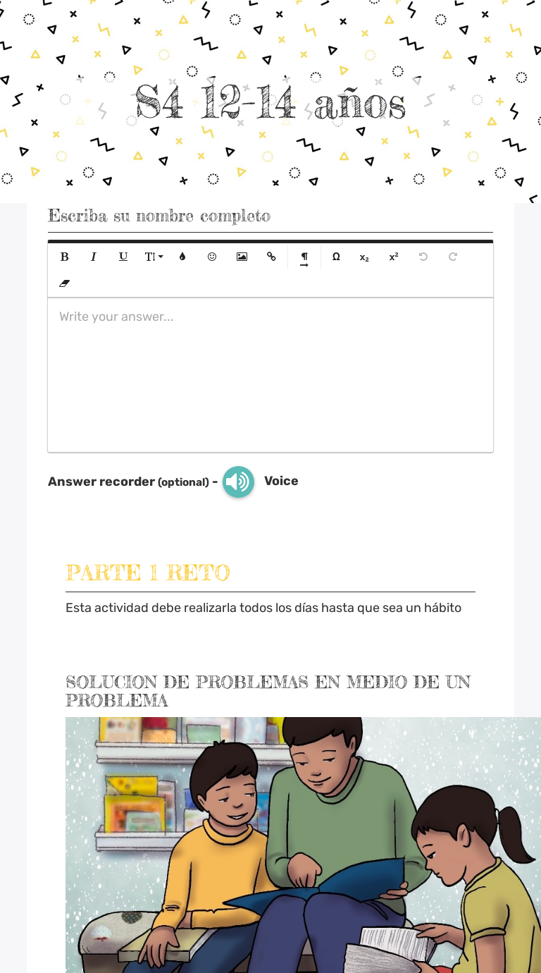 S4 12-14 años worksheet preview image