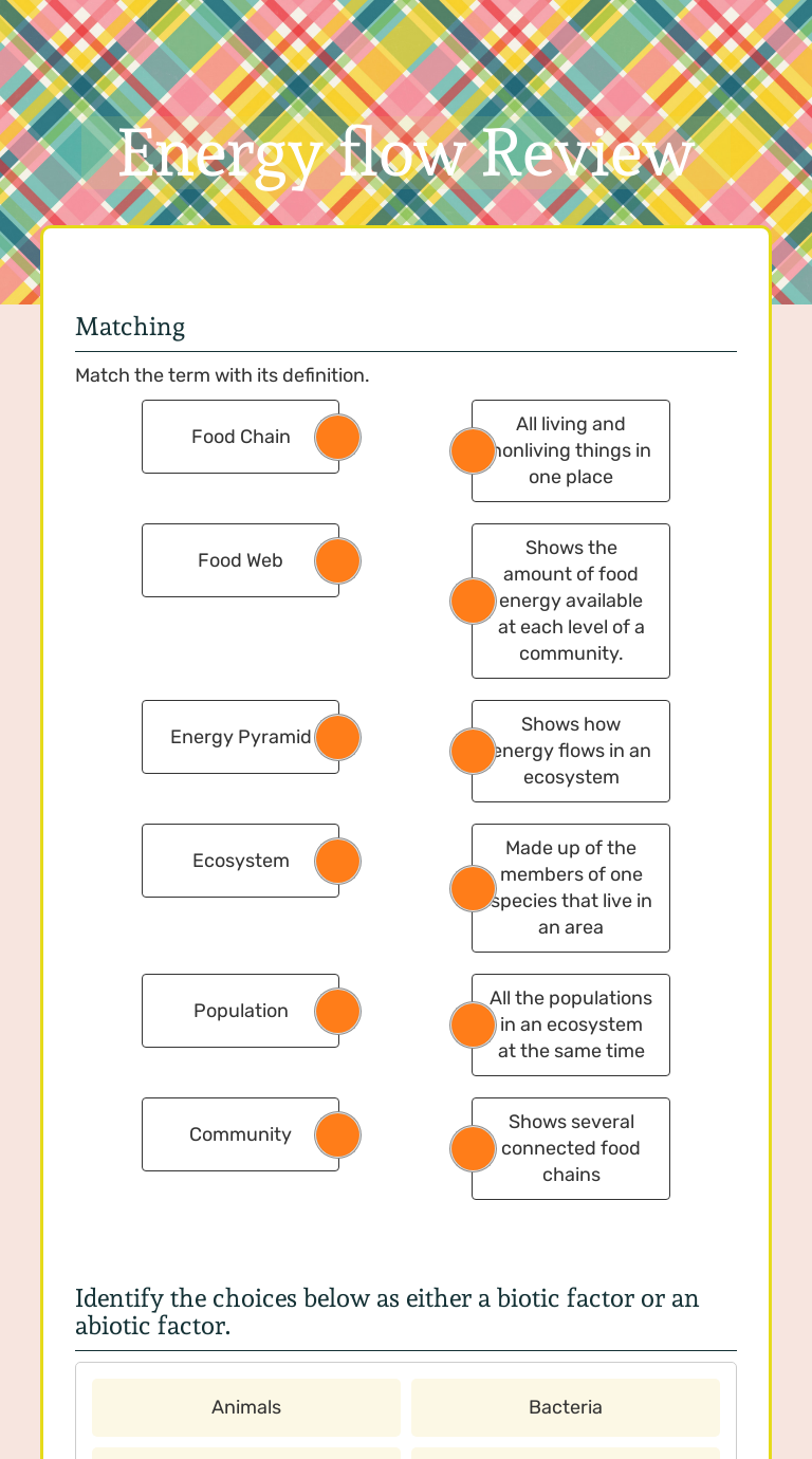 31 Energy Flow In Ecosystems Worksheet Answer Key - Worksheet Information