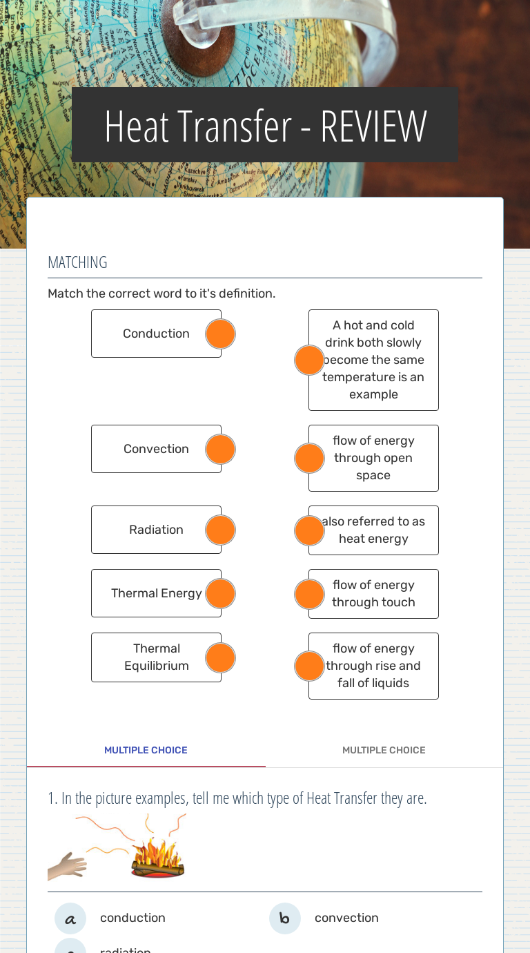 Heat Transfer Review Game