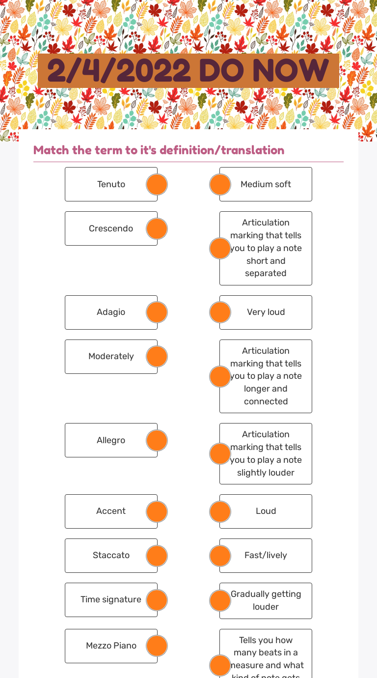 2/4/2022 DO NOW worksheet preview image